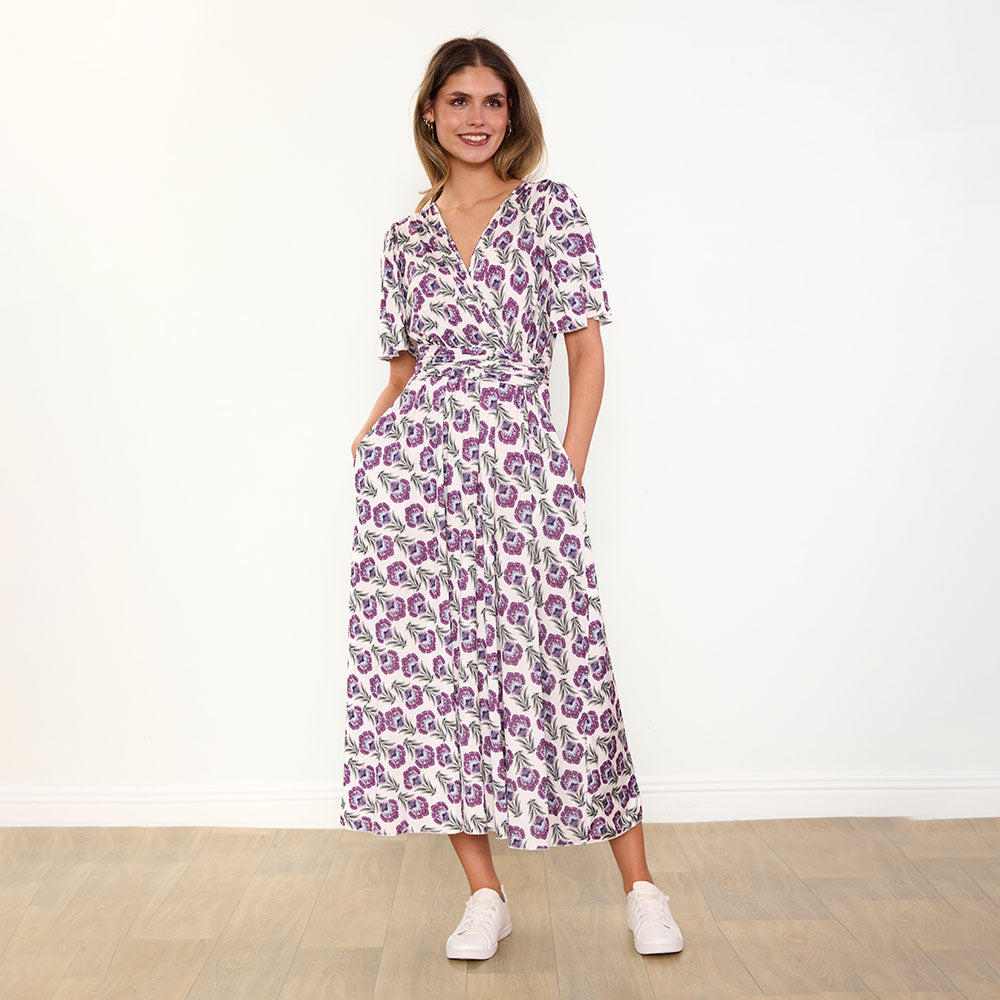 Teagan Dress (Safflower Lilac)