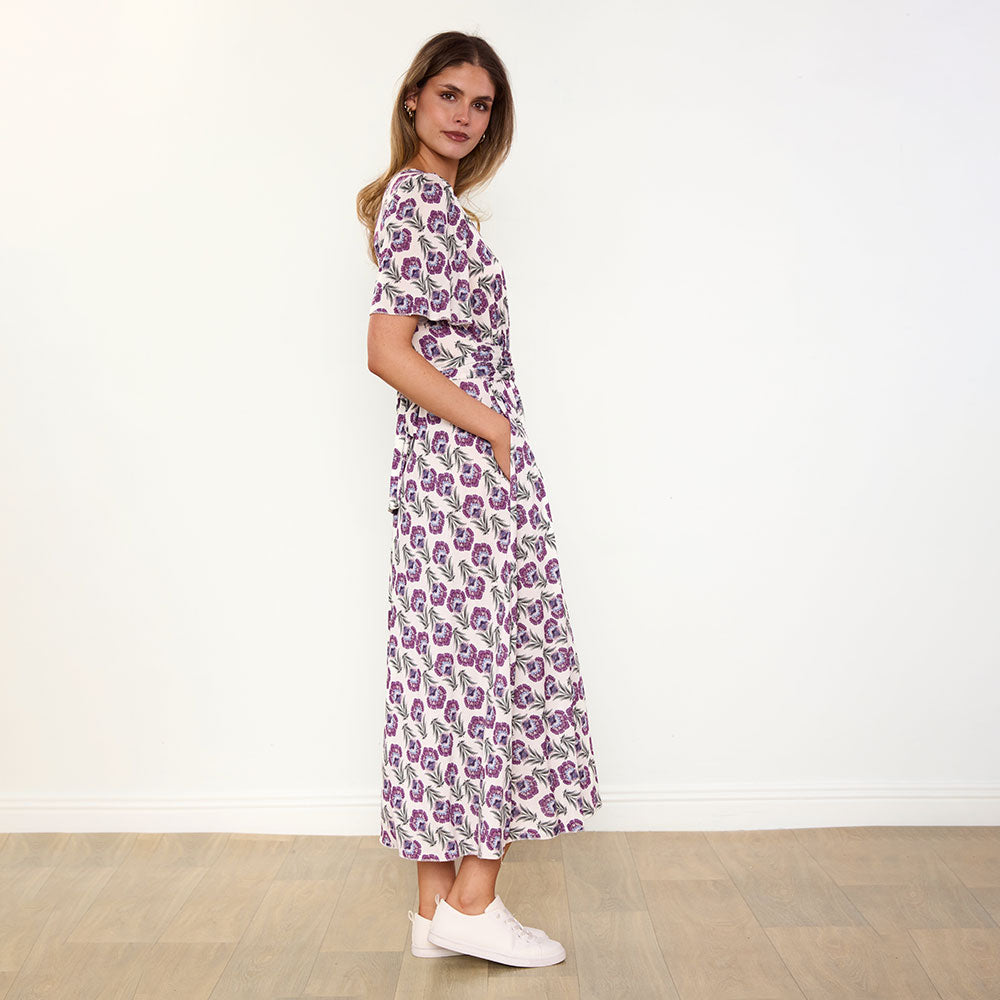 Teagan Dress (Safflower Lilac)