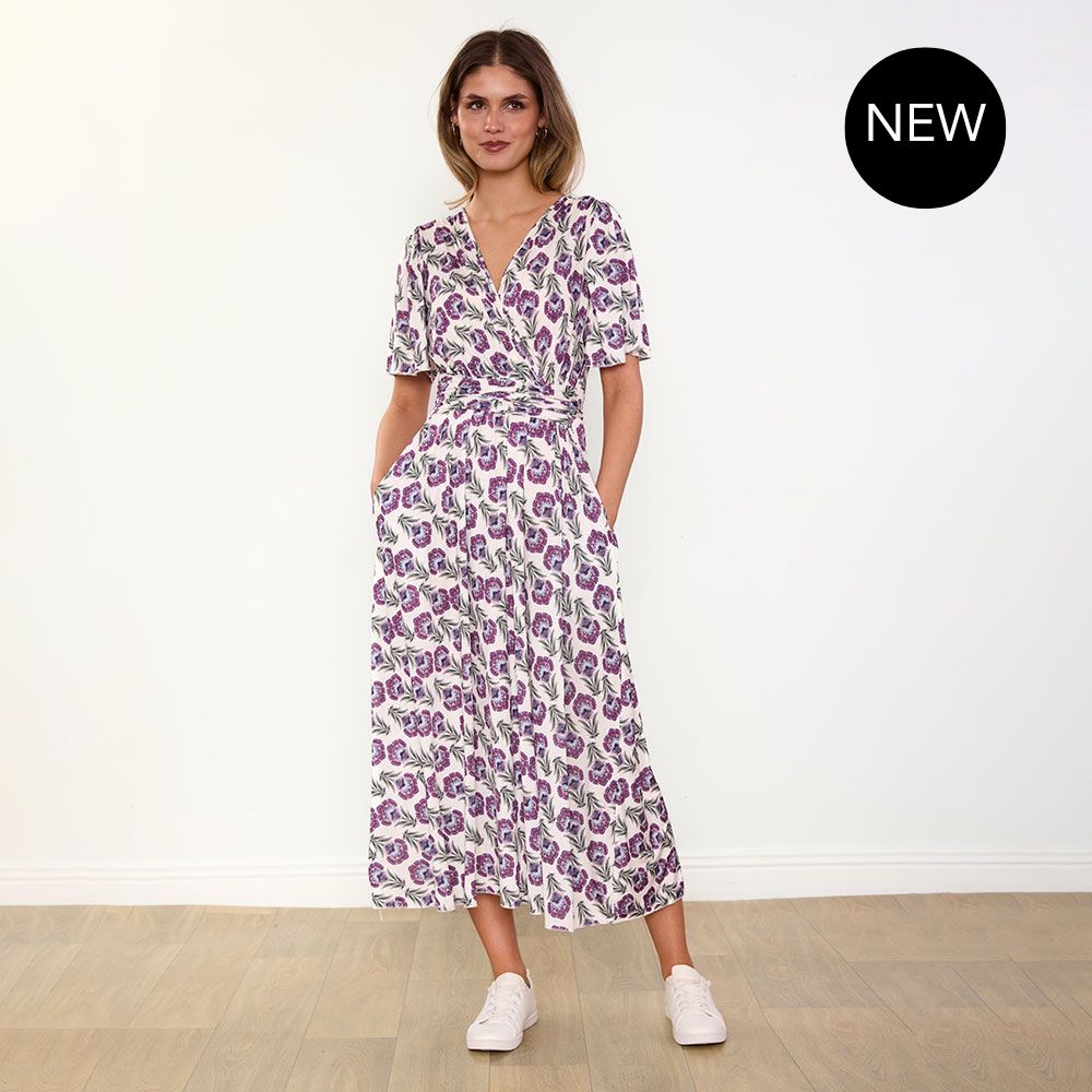 Teagan Dress (Safflower Lilac)