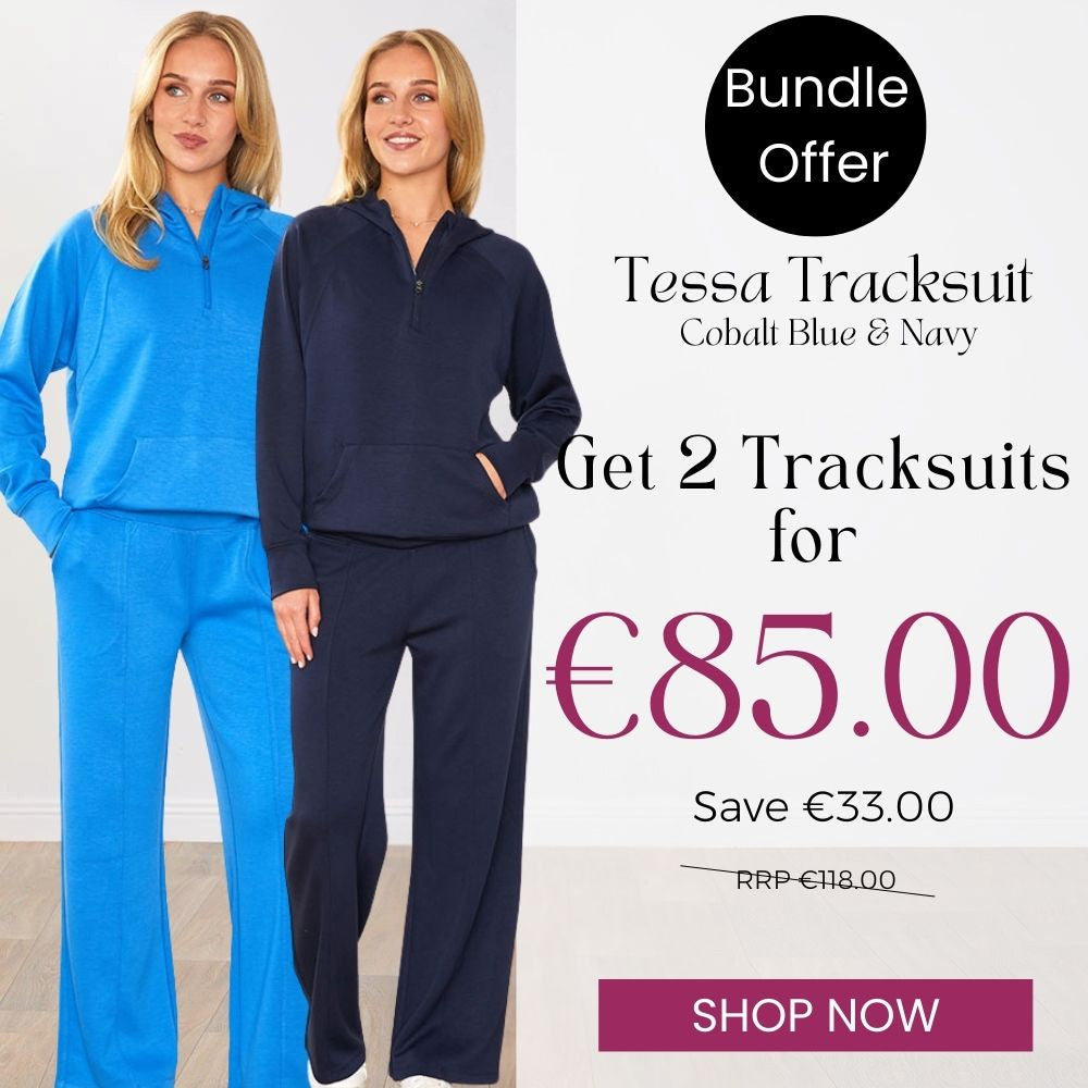 Tessa Tracksuit (Cobalt Blue x Navy) for 85