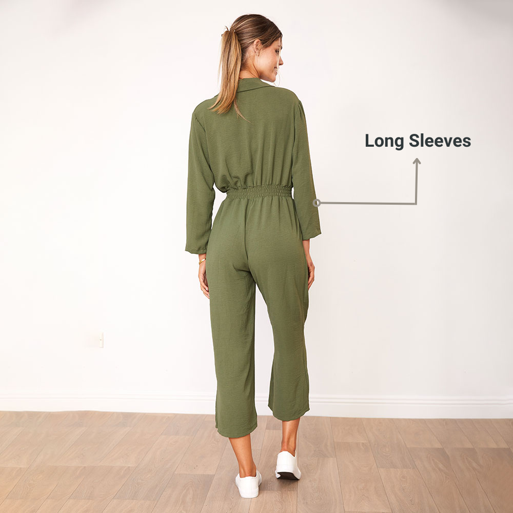 Thea Jumpsuit (Khaki)