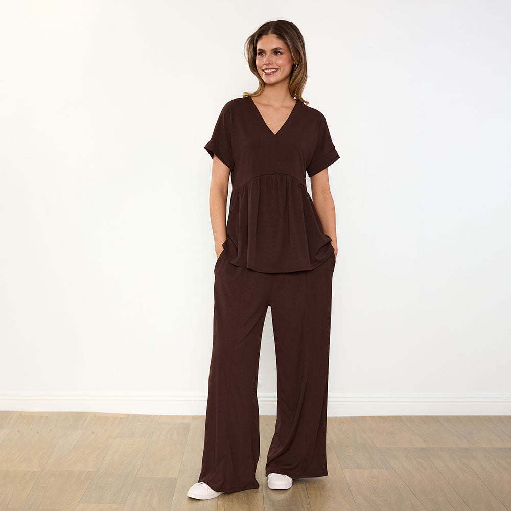 Tommy Co-Ord in brown – women's co-ord set – view 11