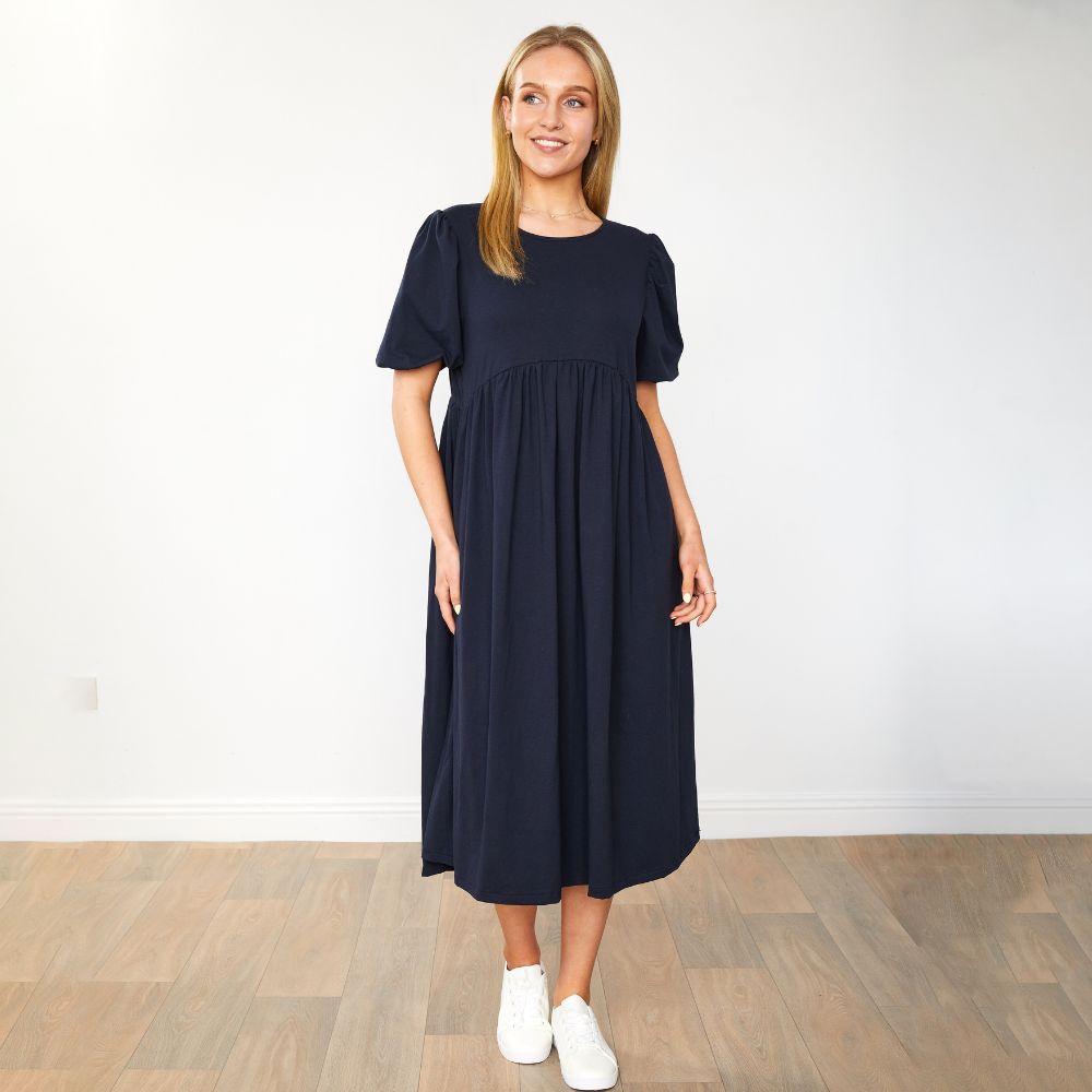 Toni Dress (Navy)