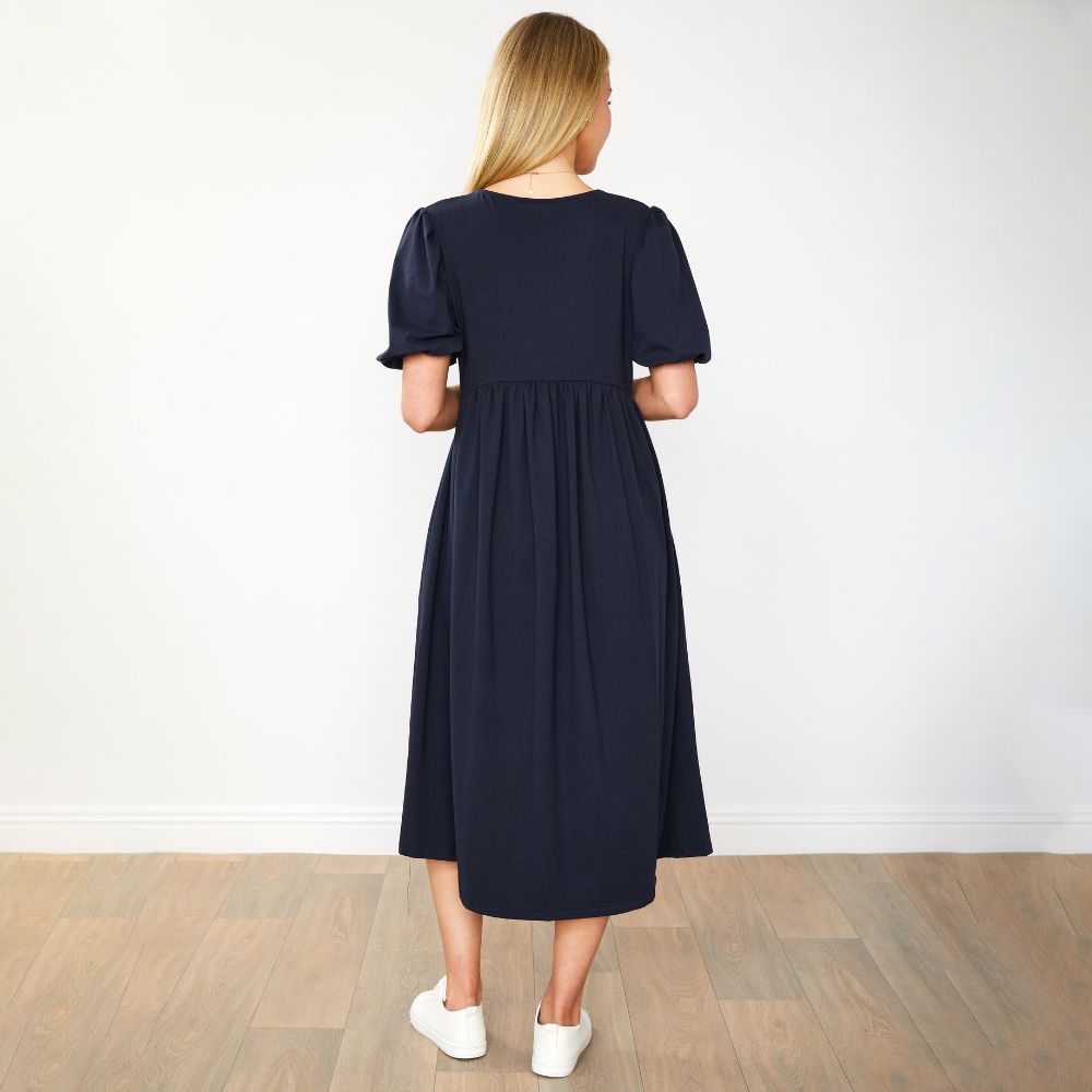Toni Dress (Navy)