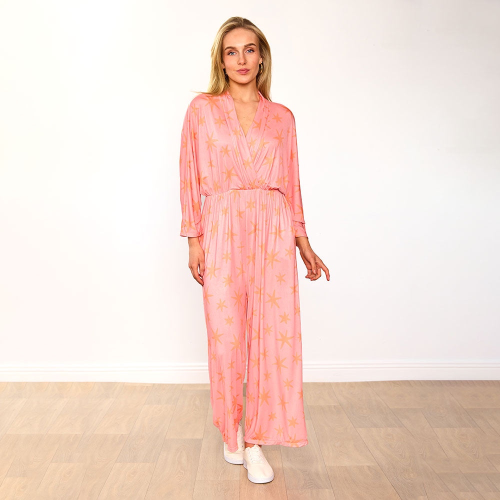 Vogue Jumpsuit (Peach Star)