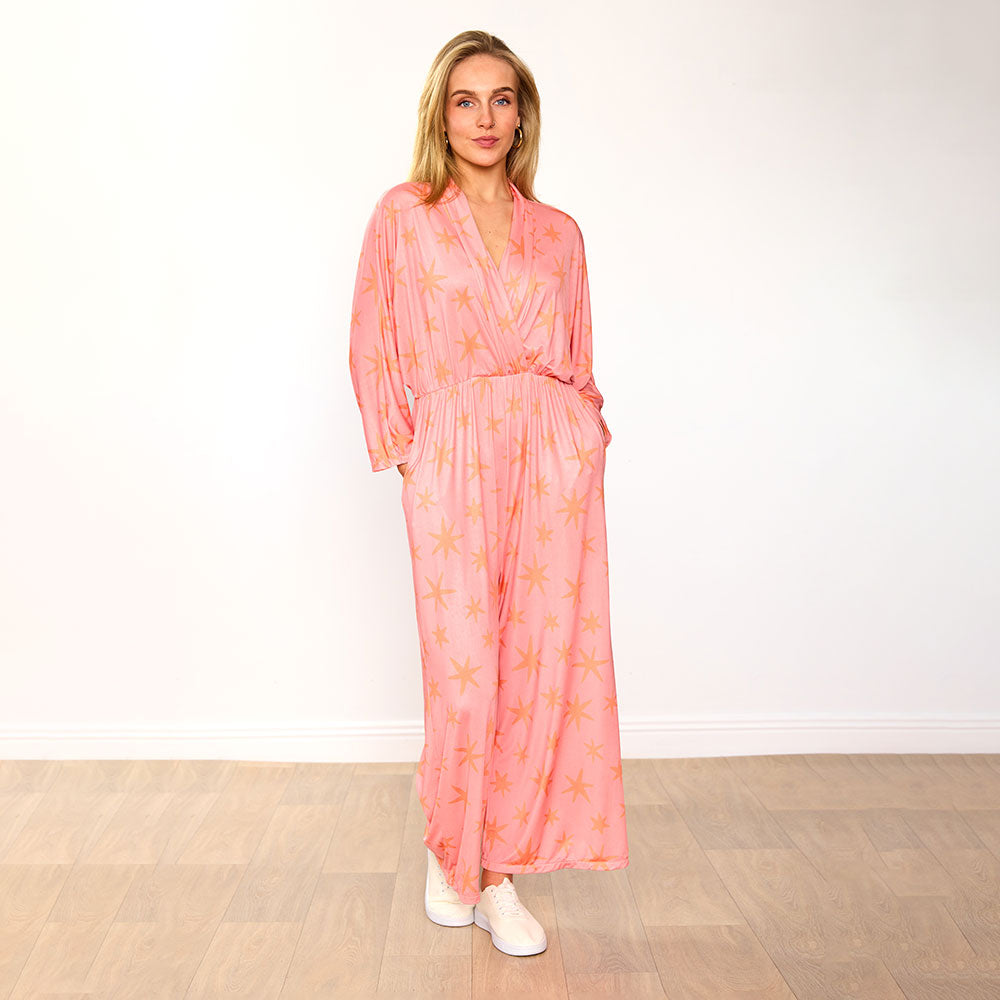 Vogue Jumpsuit (Peach Star)