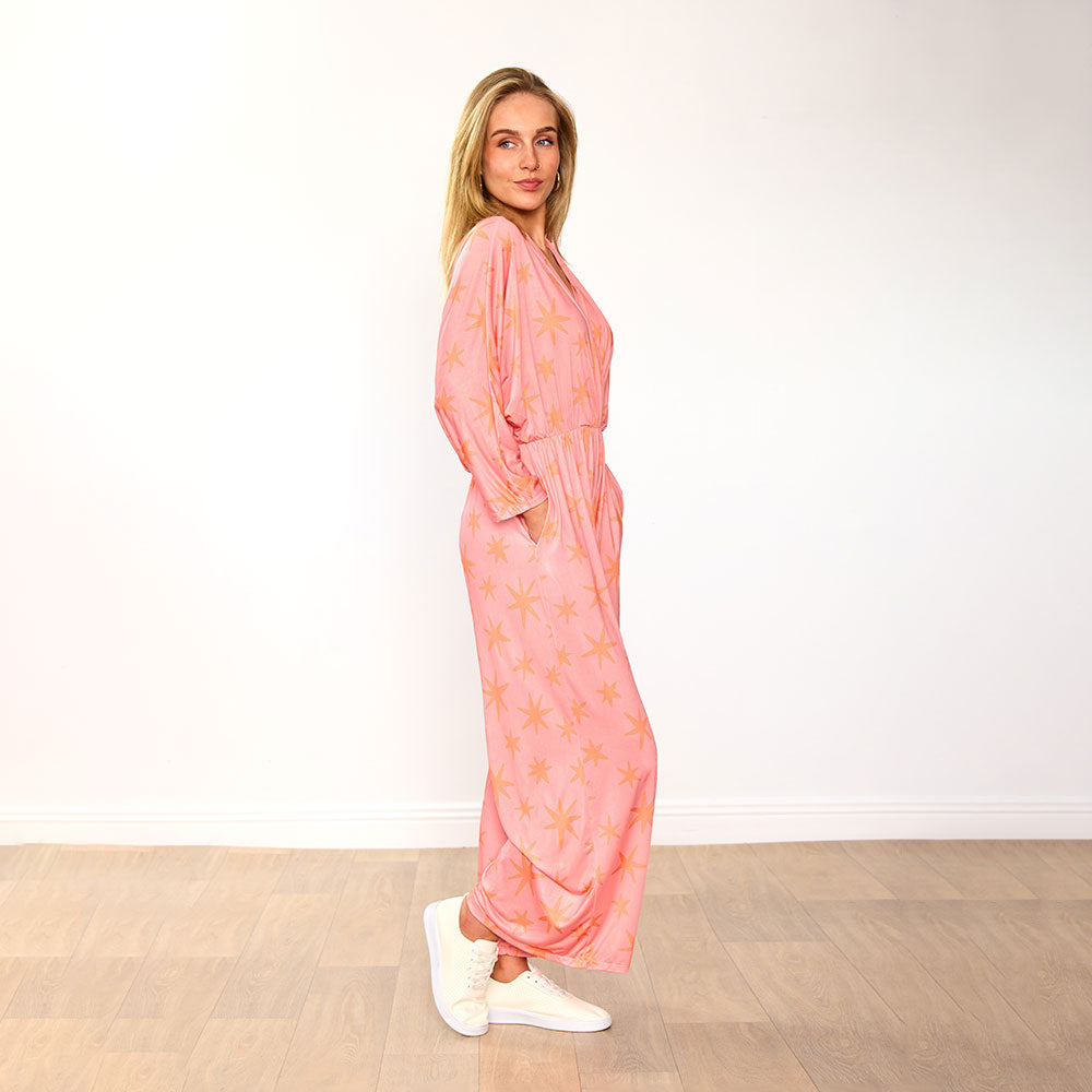 Vogue Jumpsuit (Peach Star)