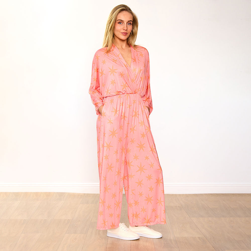 Vogue Jumpsuit (Peach Star)