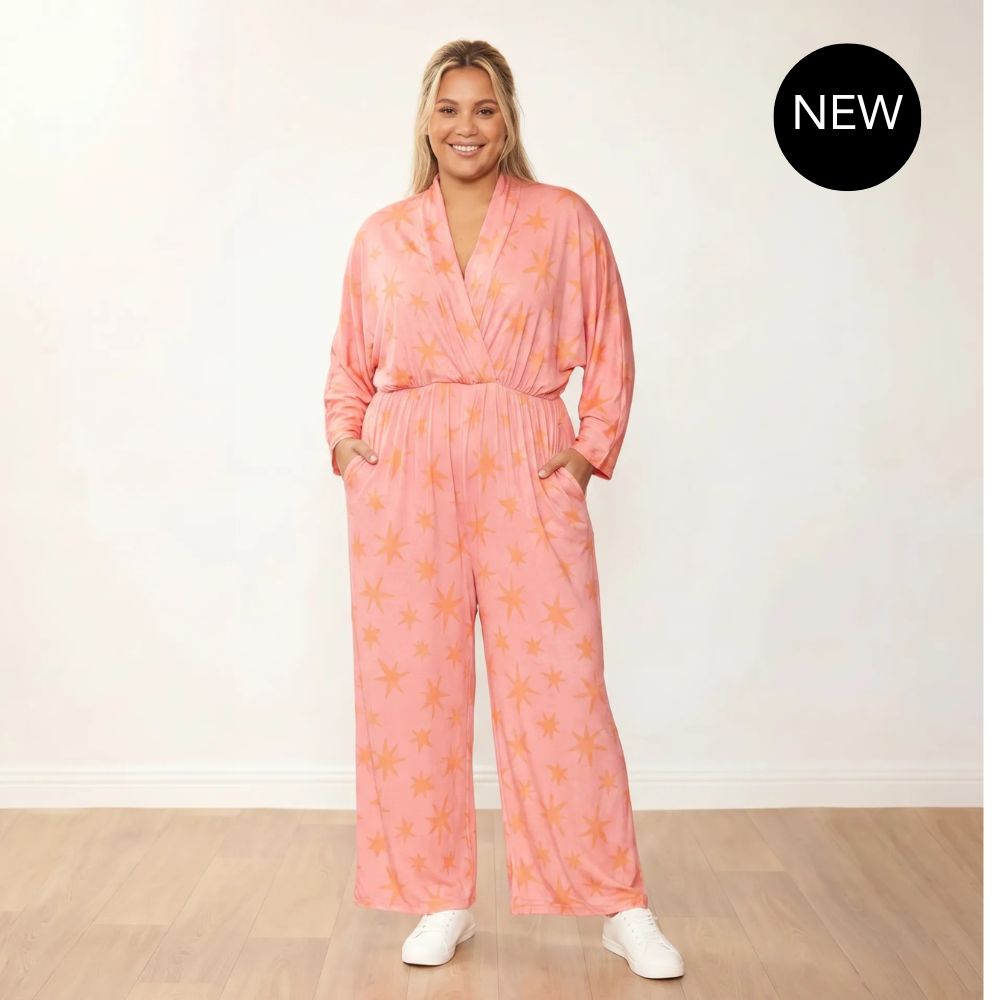 Vogue Jumpsuit (Peach Star)