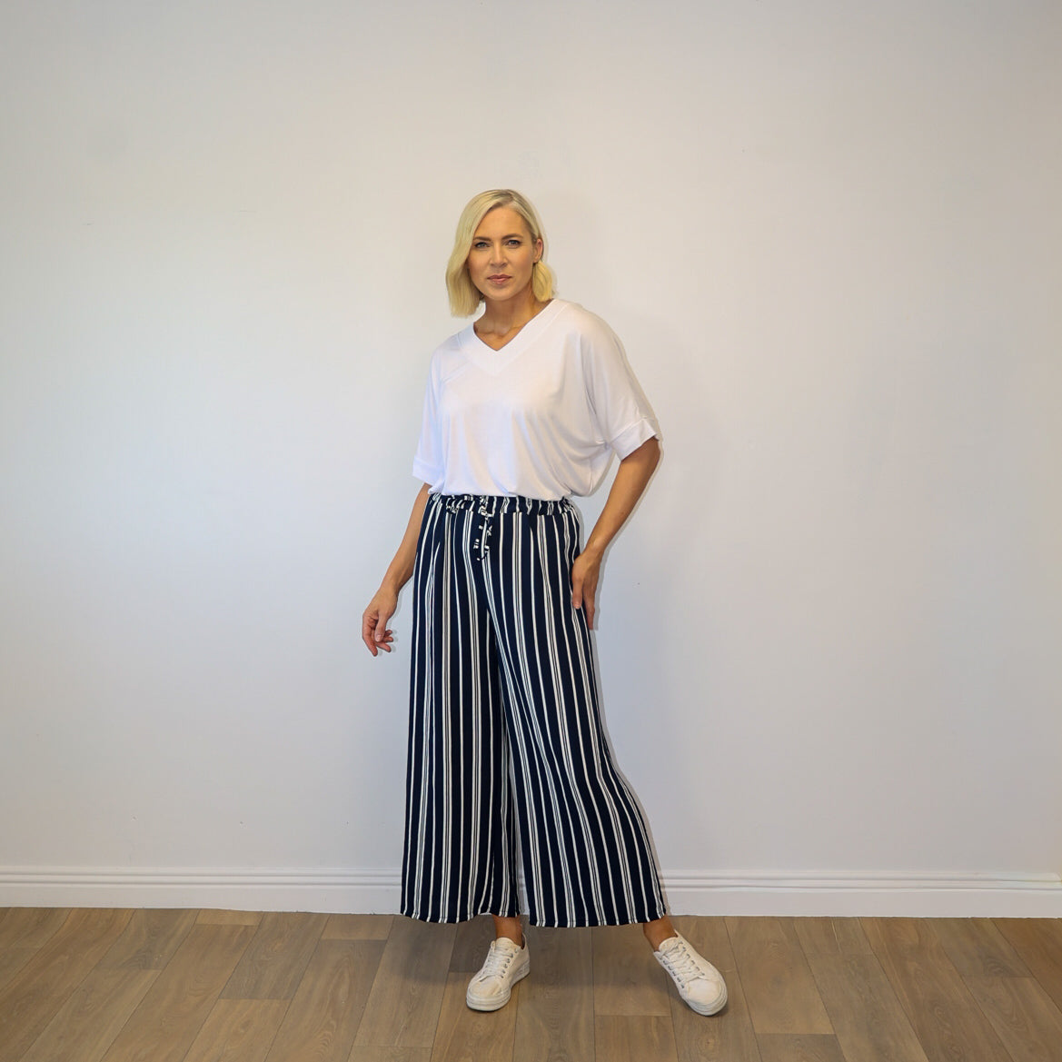 Zara Co-ord (Navy/White Stripe)