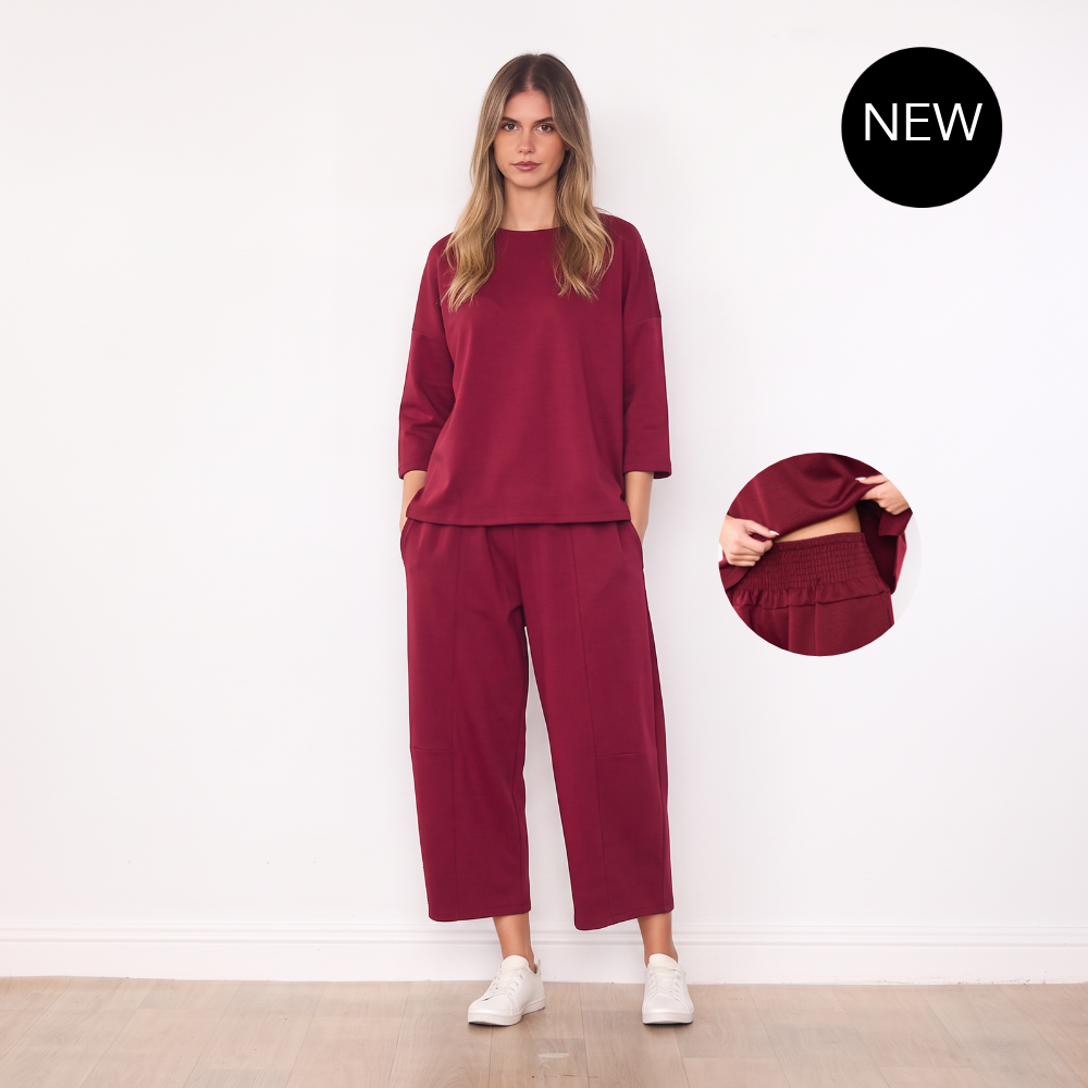 Zoe Co-ord (Burgundy)