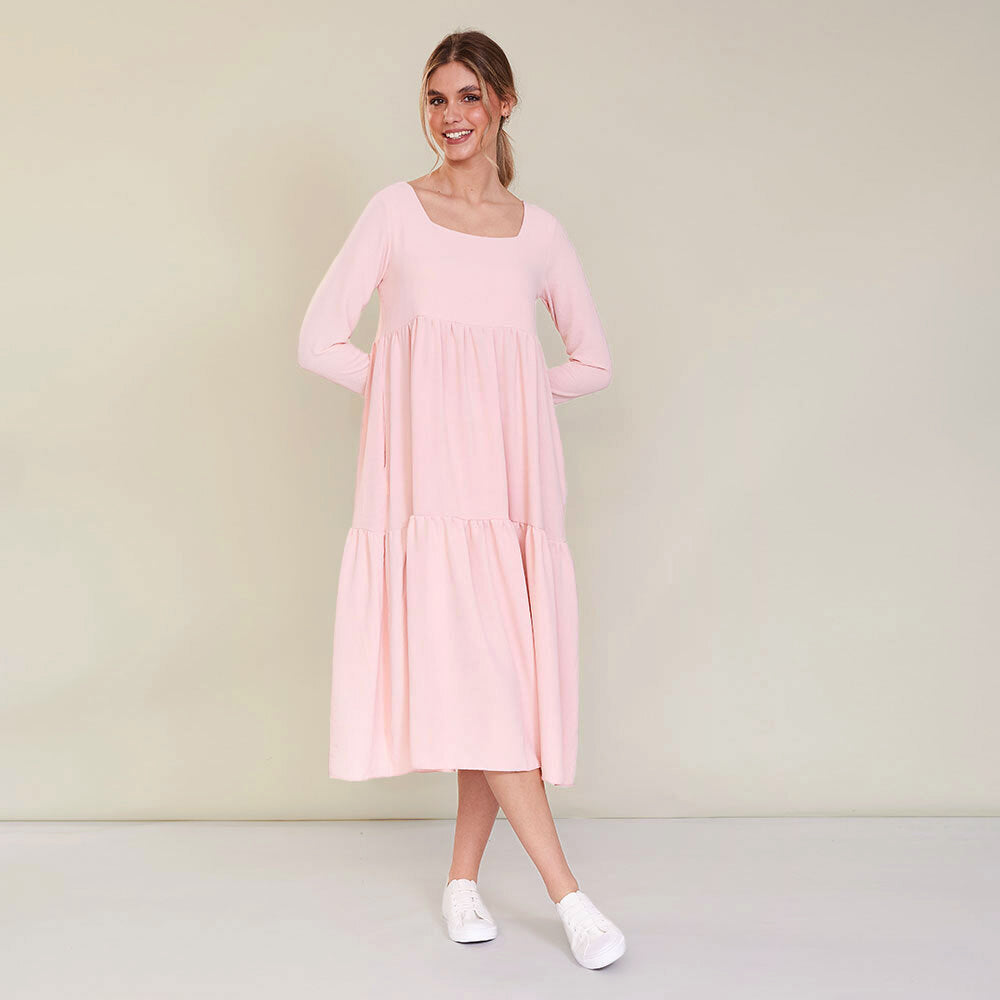 Zoe Dress (Baby Pink)