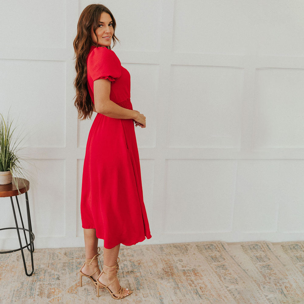 Belle Dress (Red)