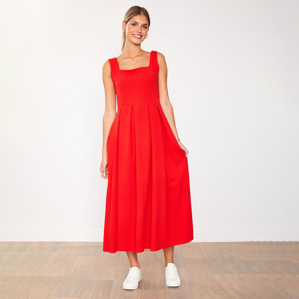 Maddie Dress (Red)