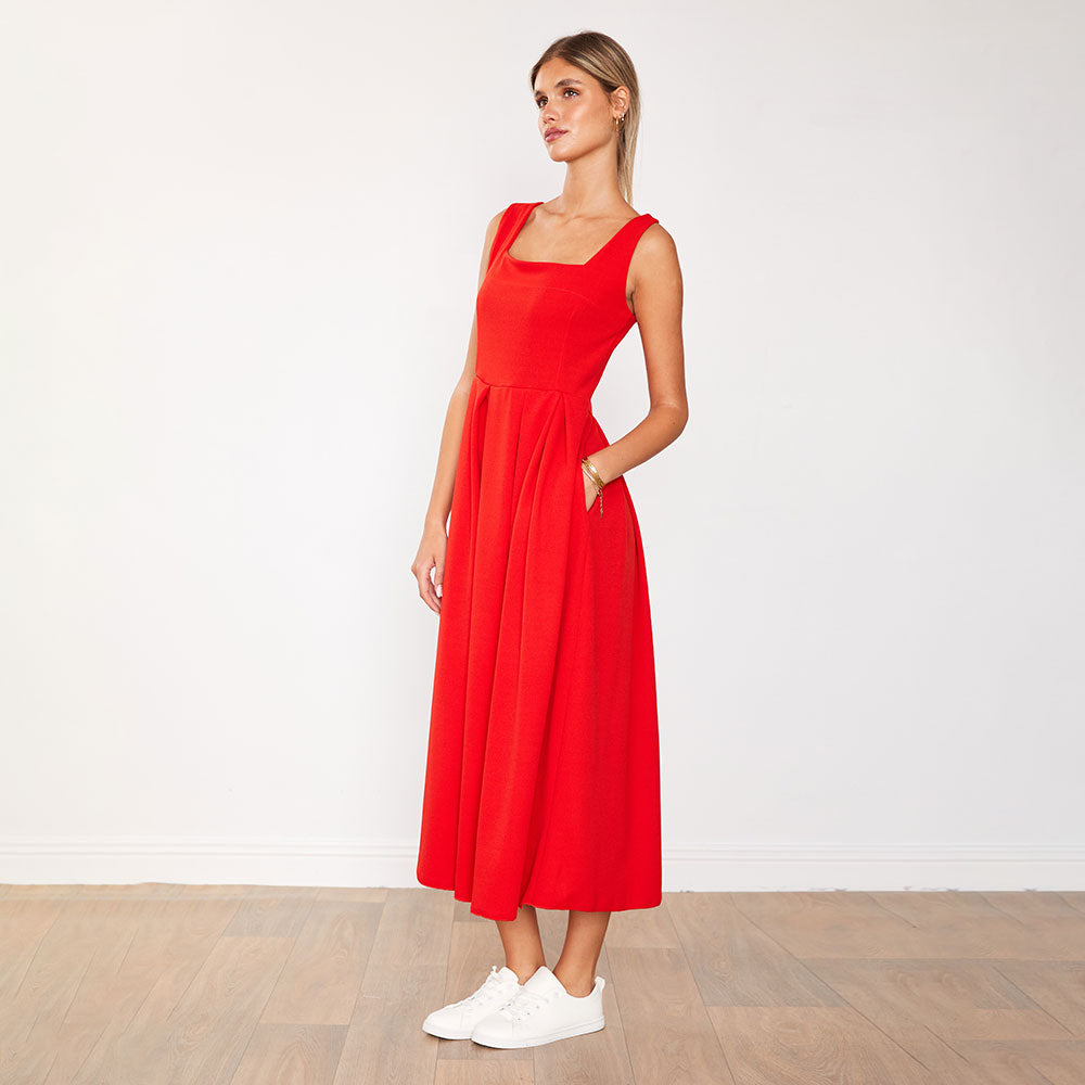 Maddie Dress (Red)