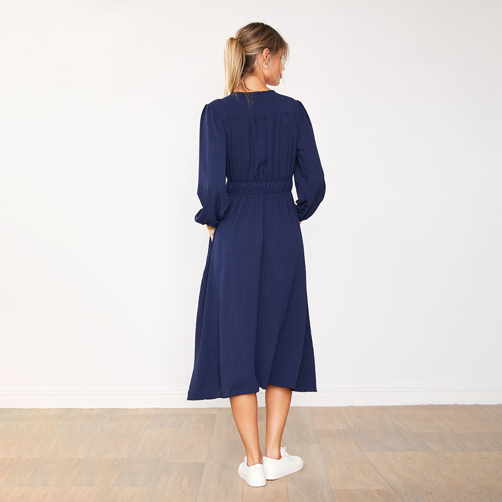 Gina Dress (Navy)