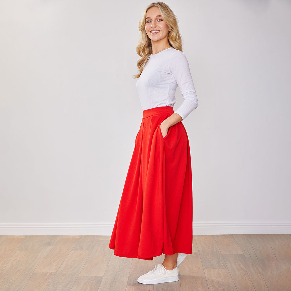 Bella Skirt (Red)