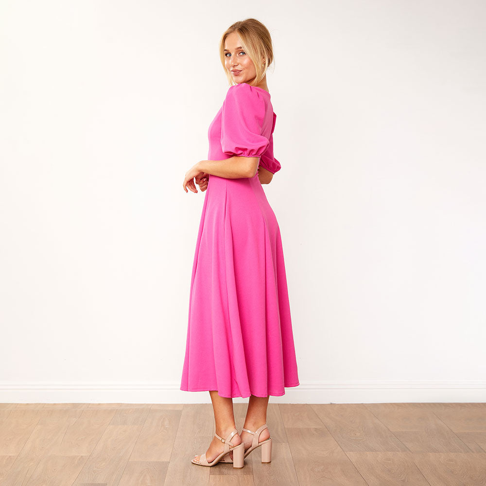 Lucy Dress (Fuchsia)