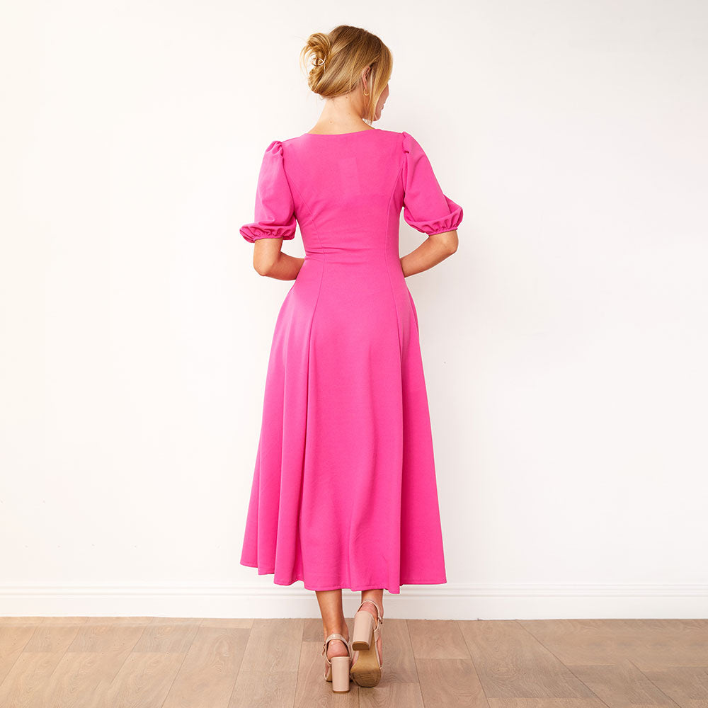 Lucy Dress (Fuchsia)