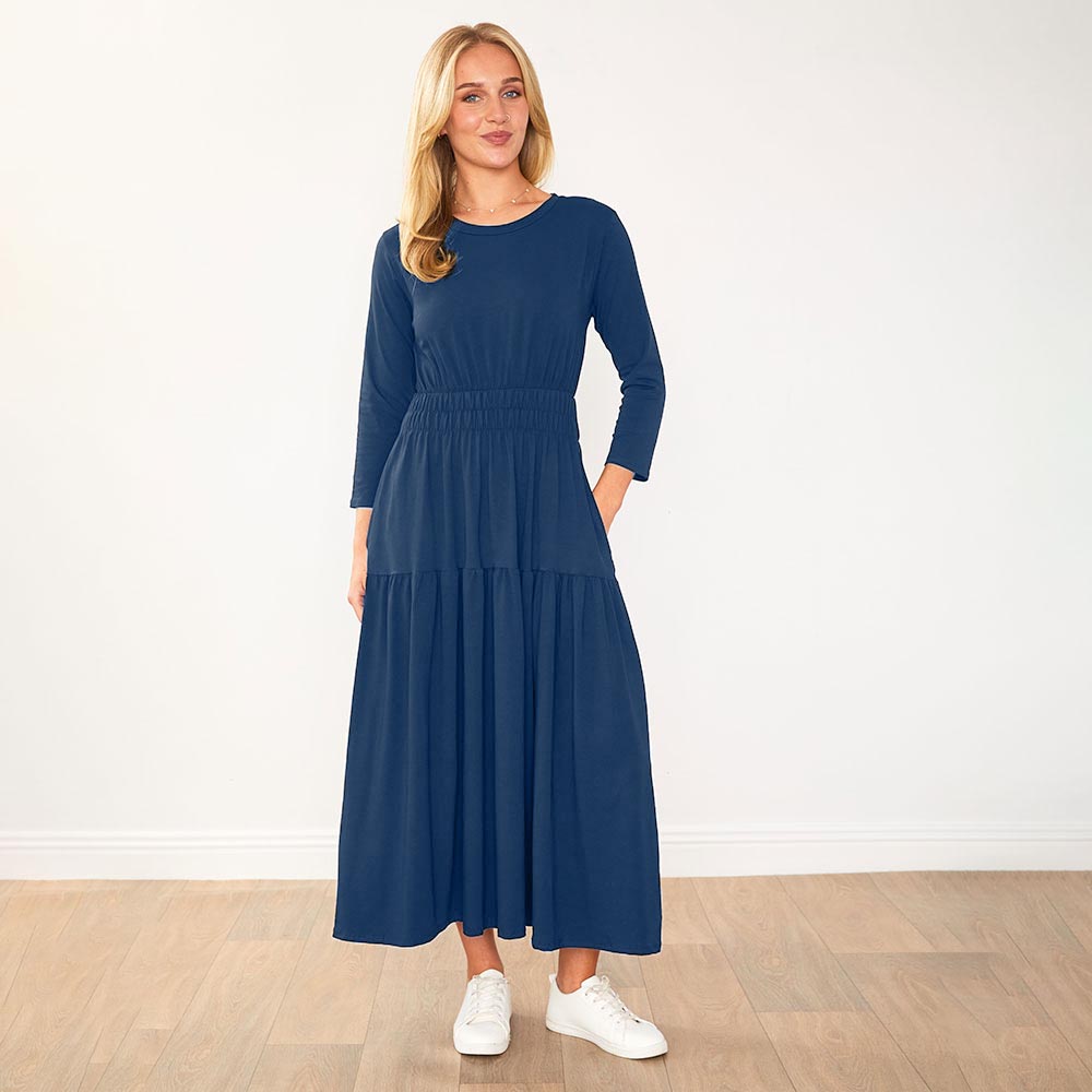 Leslie Dress (Navy)