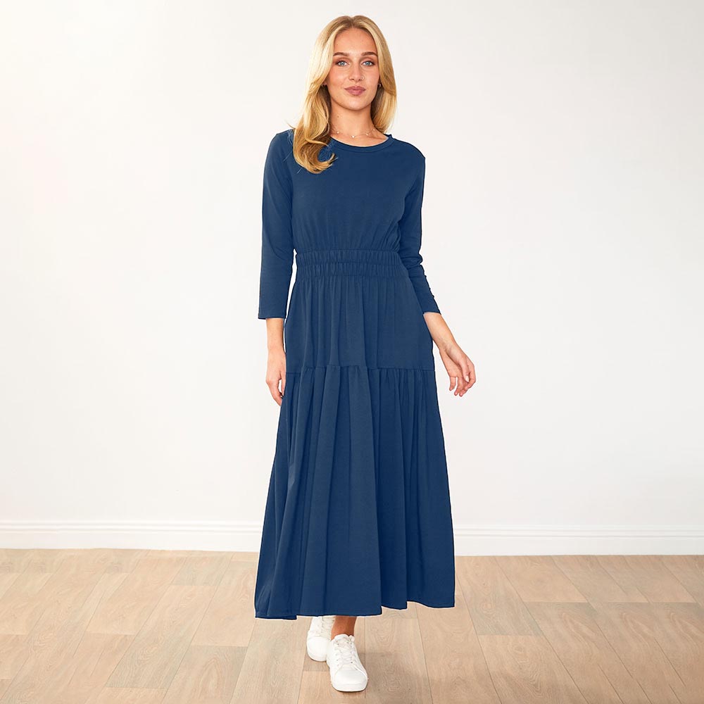 Leslie Dress (Navy)