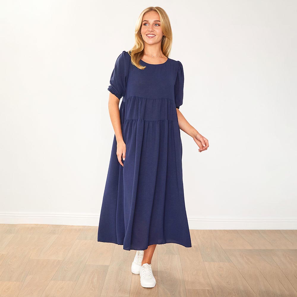 Jasmine Dress (Navy)