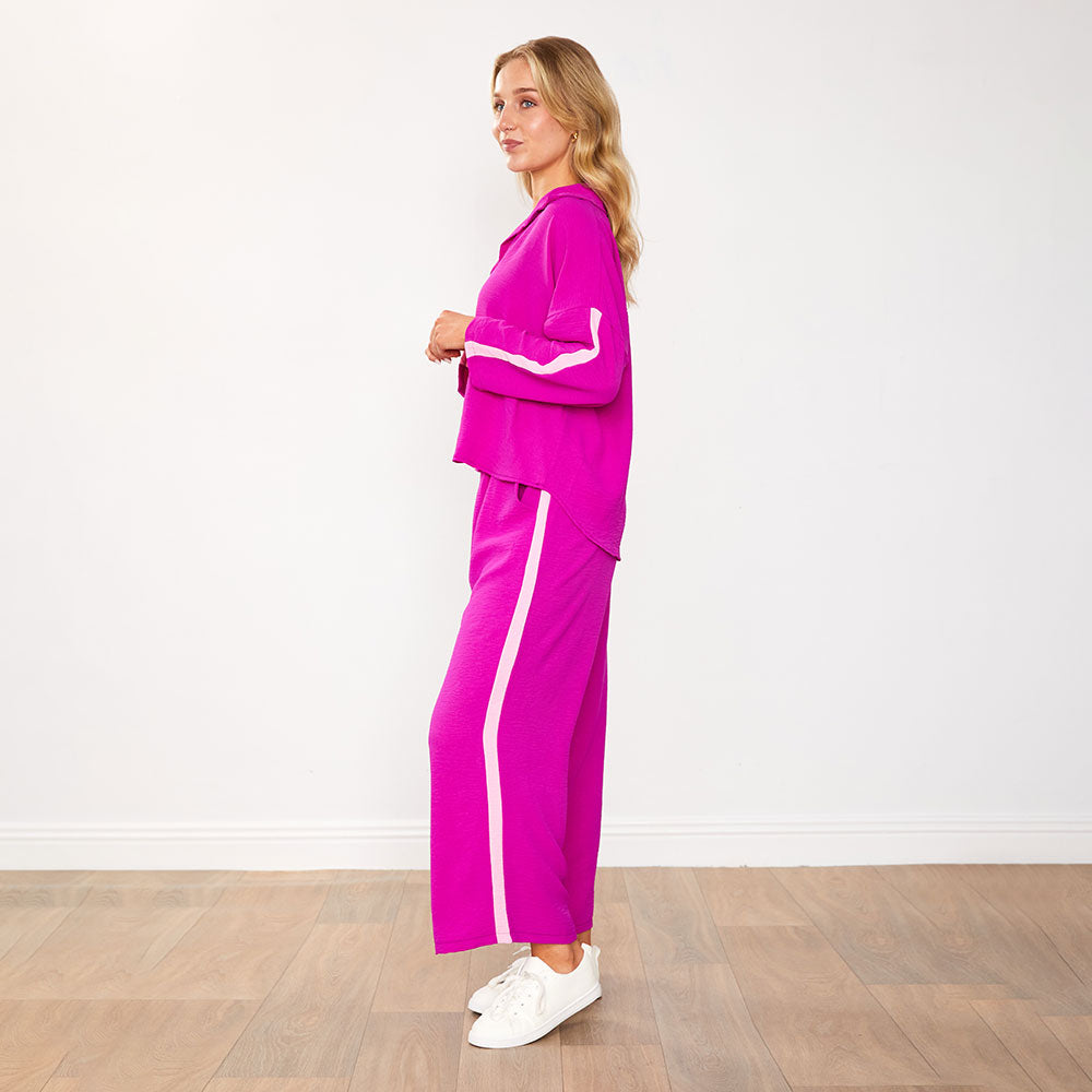 Clara Co-Ord (Berry/Pink)