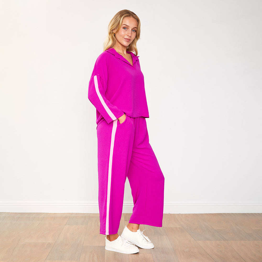 Clara Co-Ord (Berry/Pink)