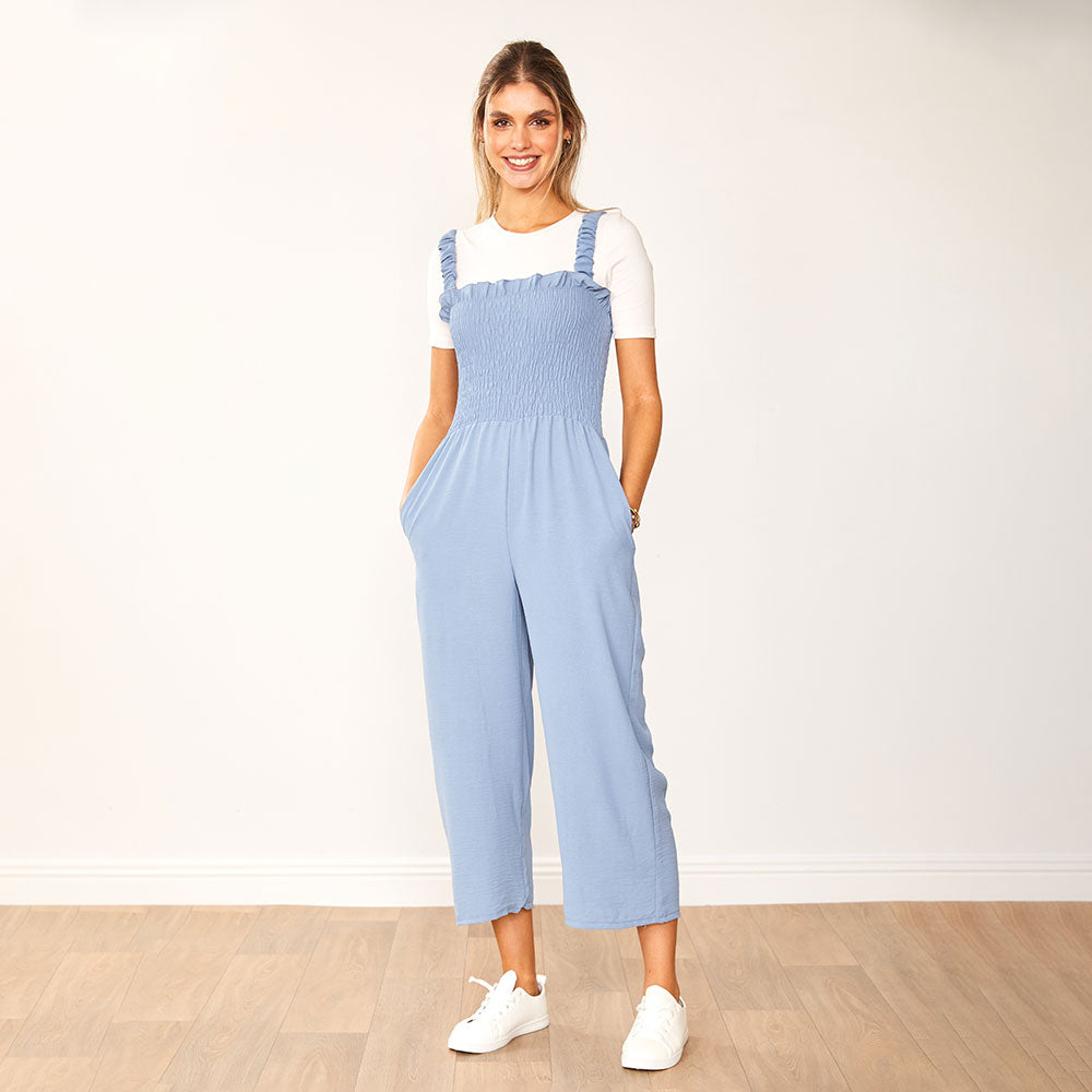 Kyle Jumpsuit Blue & Green (2 for €68)