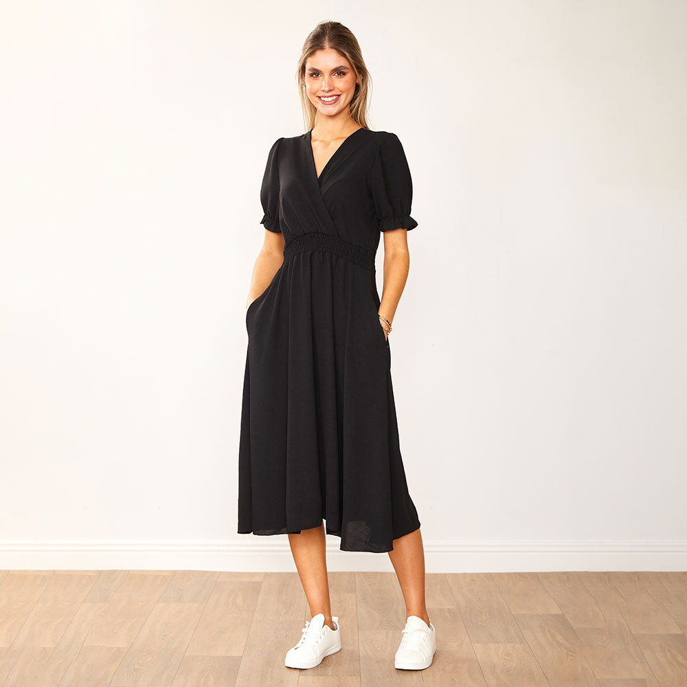Belle Dress (Black) - The Casual Company