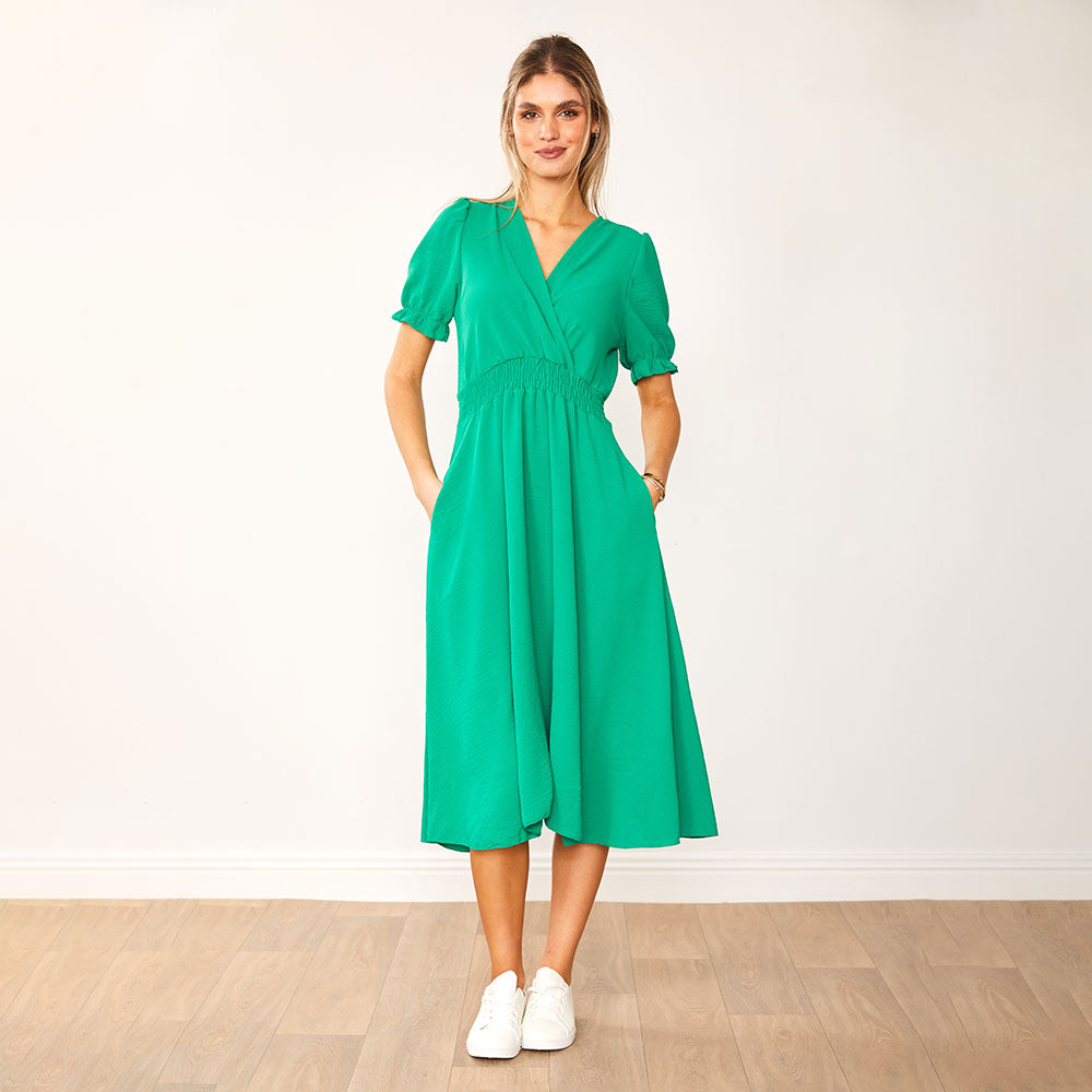 Belle Dress (Green & Red) for €68