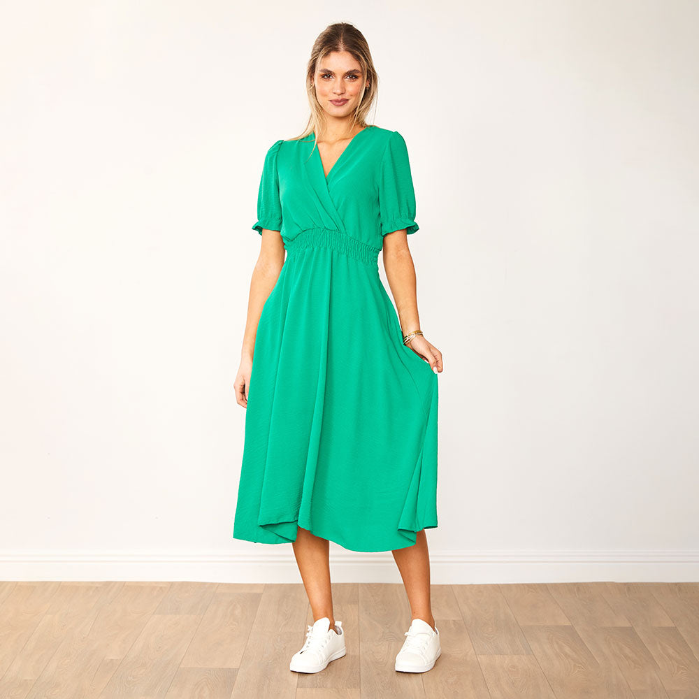 Belle Dress (Green & Red) for €68