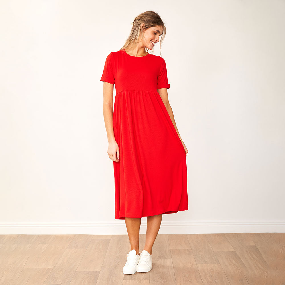 Ely Dress (Red)