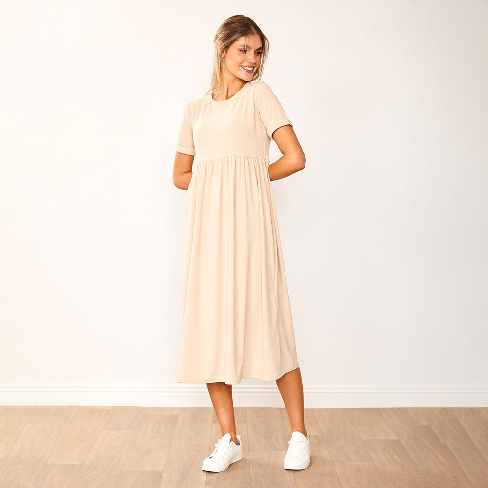 Ely Dress Cream