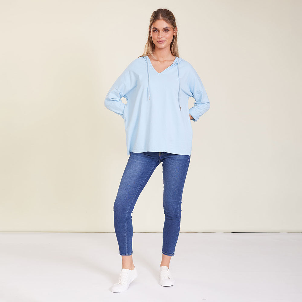 Barker Hoody (Baby Blue) - The Casual Company