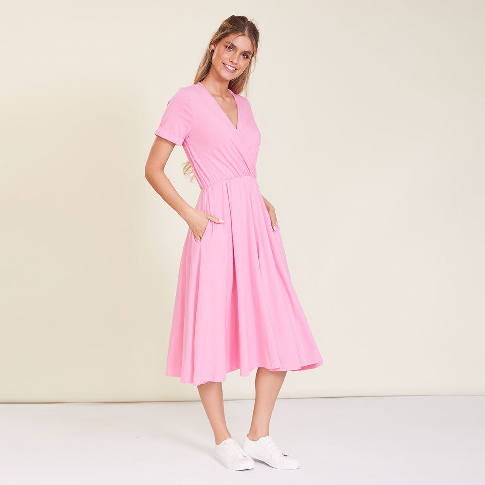 Archie Dress (Pink) - The Casual Company