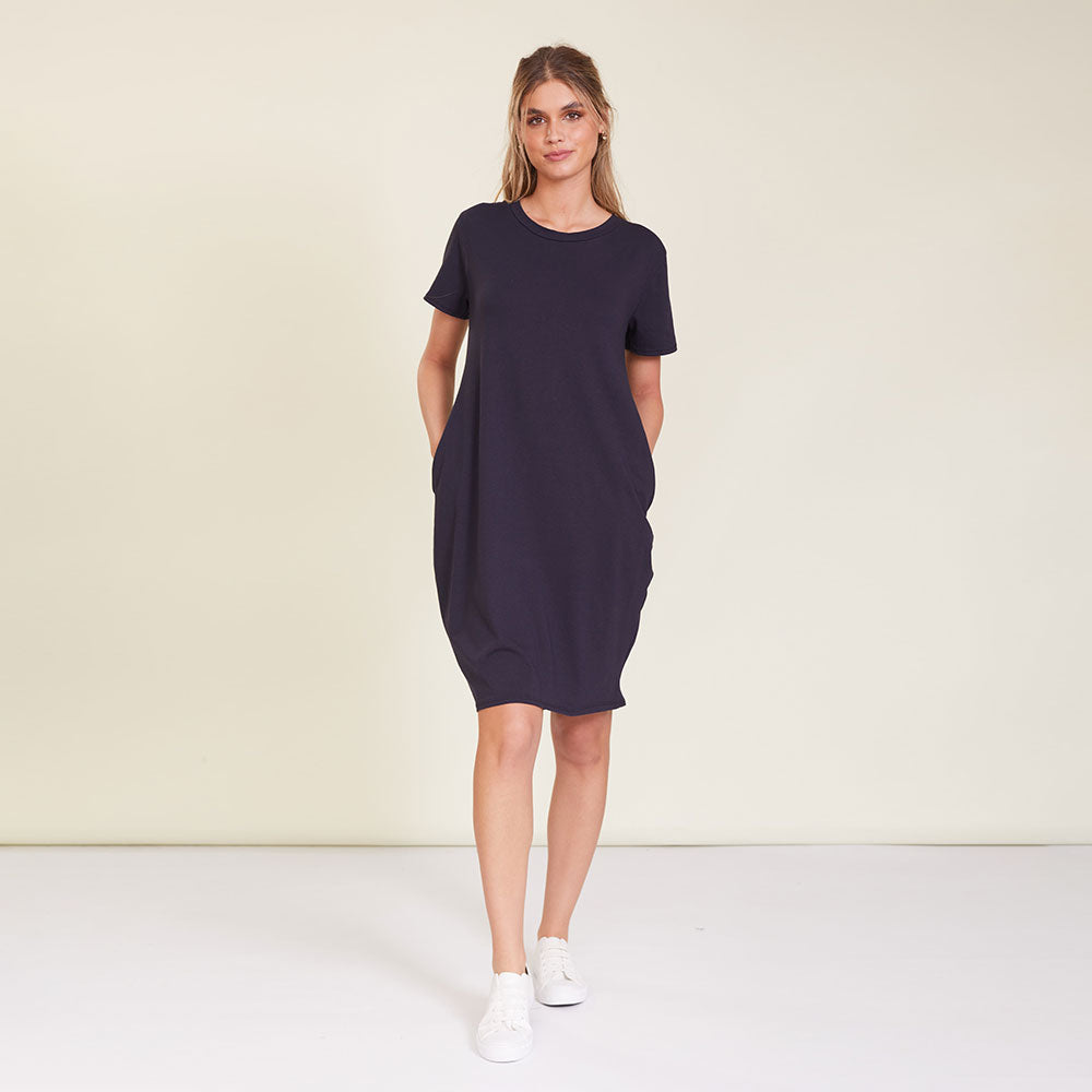 Navy tee 2025 shirt dress