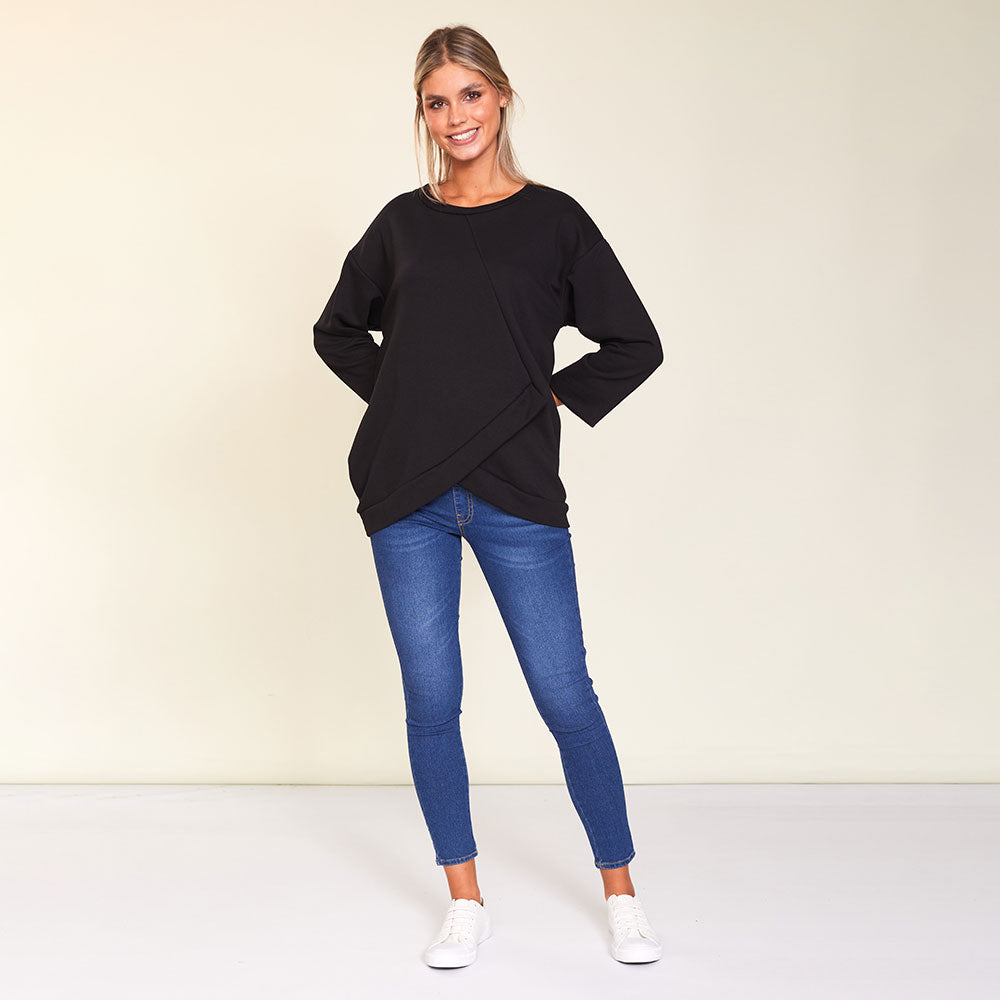 Black jumper cheap casual