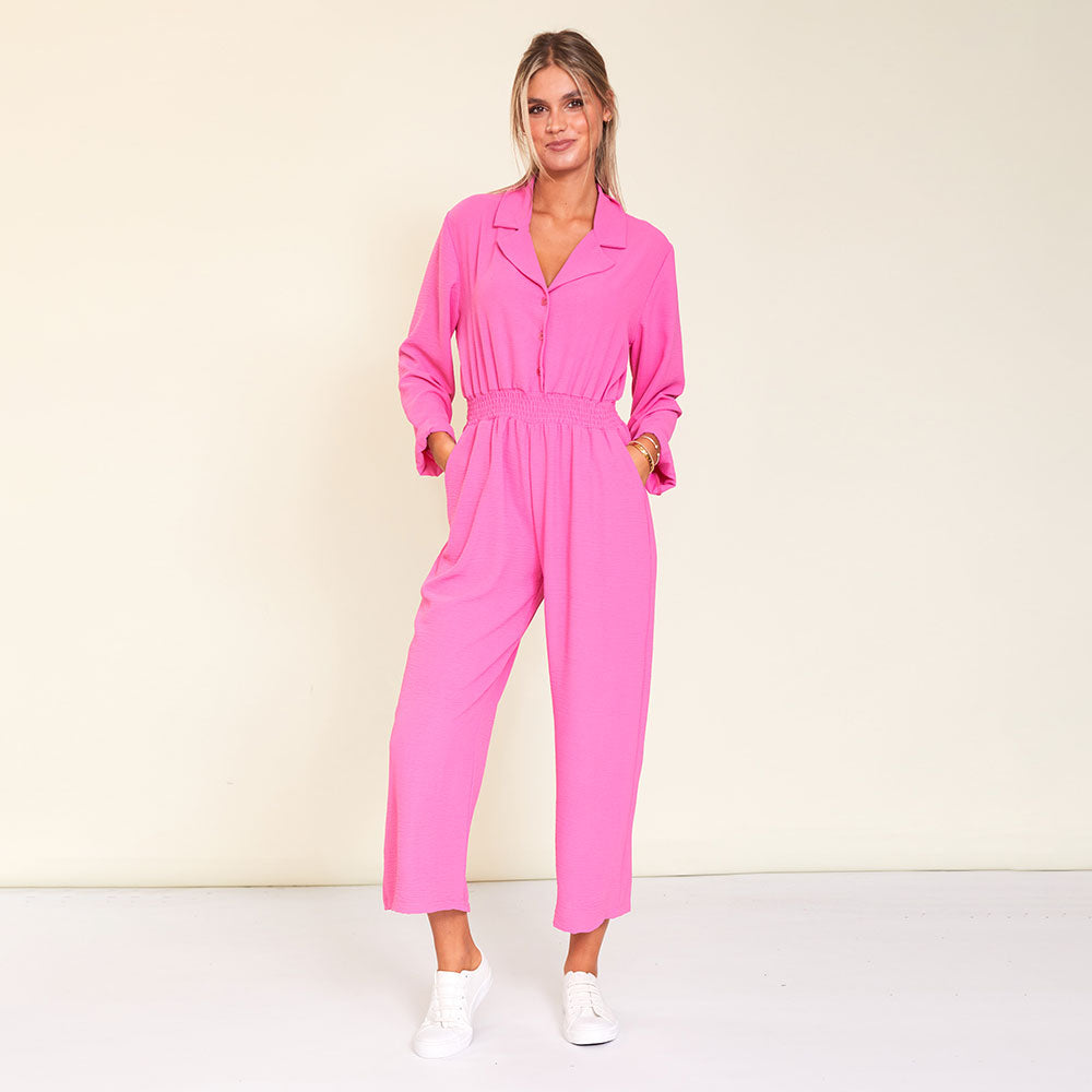 Thea Jumpsuit (Pink)
