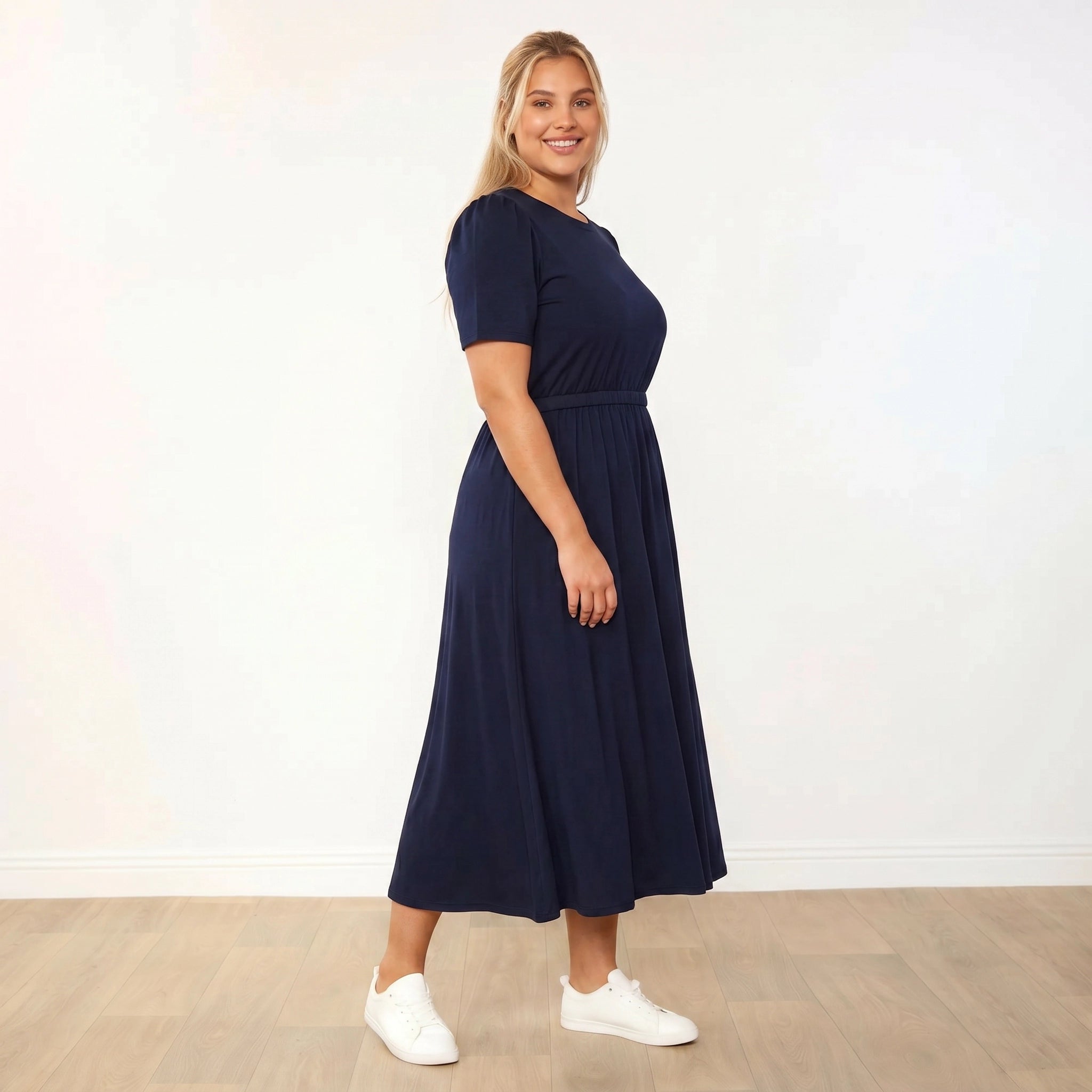 Eilish Dress (Navy)