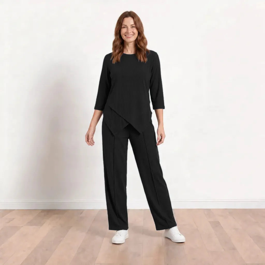 Lily Co-ord (Black) - Front View