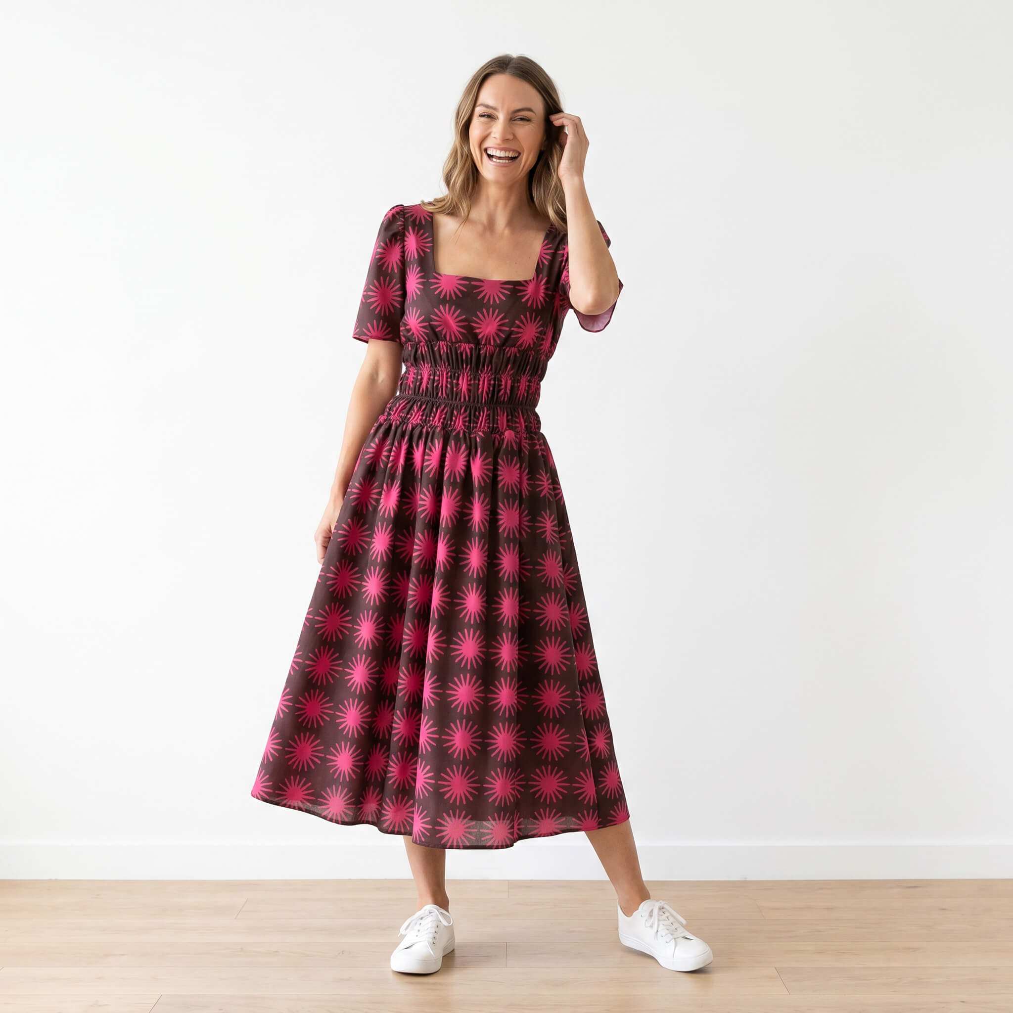 Iris Dress (Pink Sun)