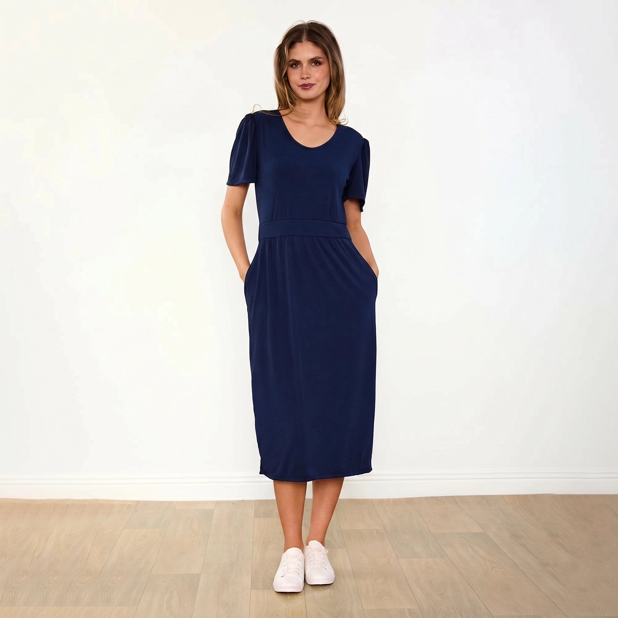 Lois Dress Navy