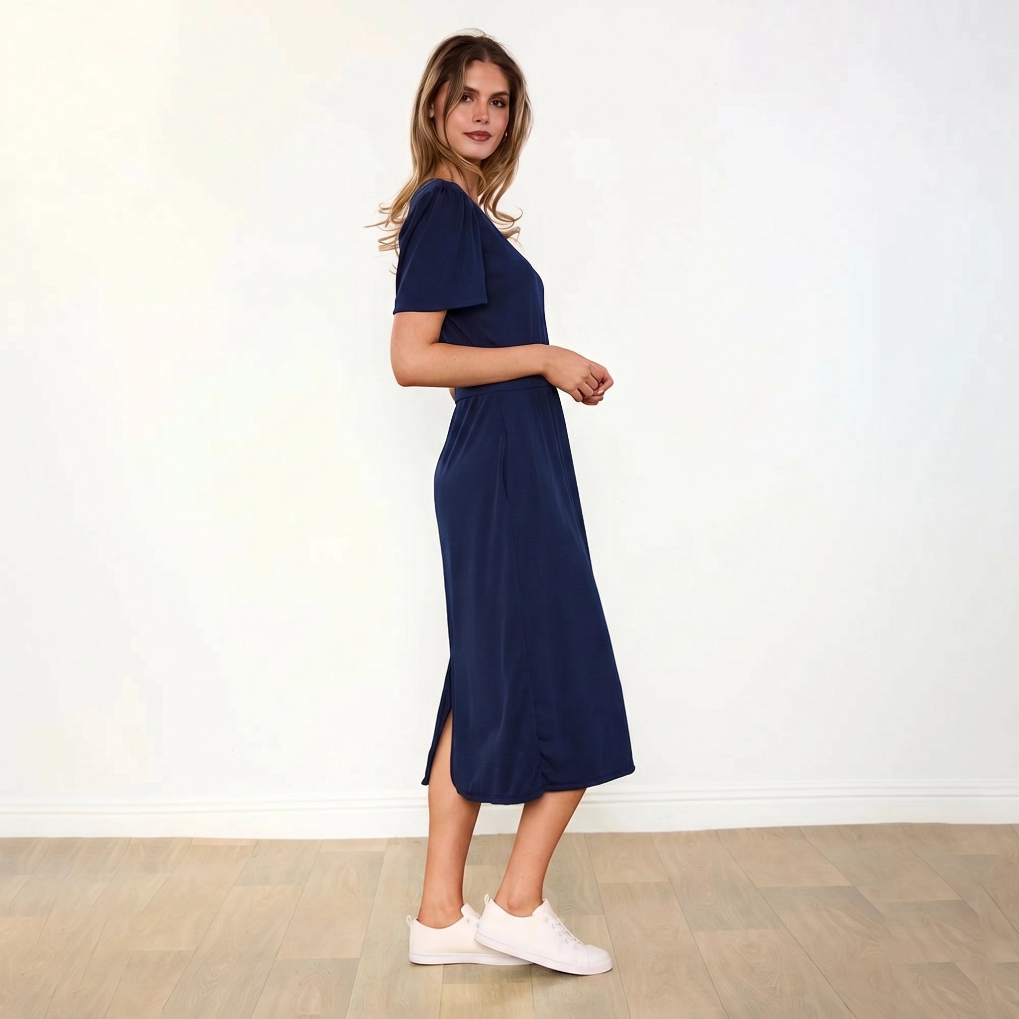 Lois Dress Navy