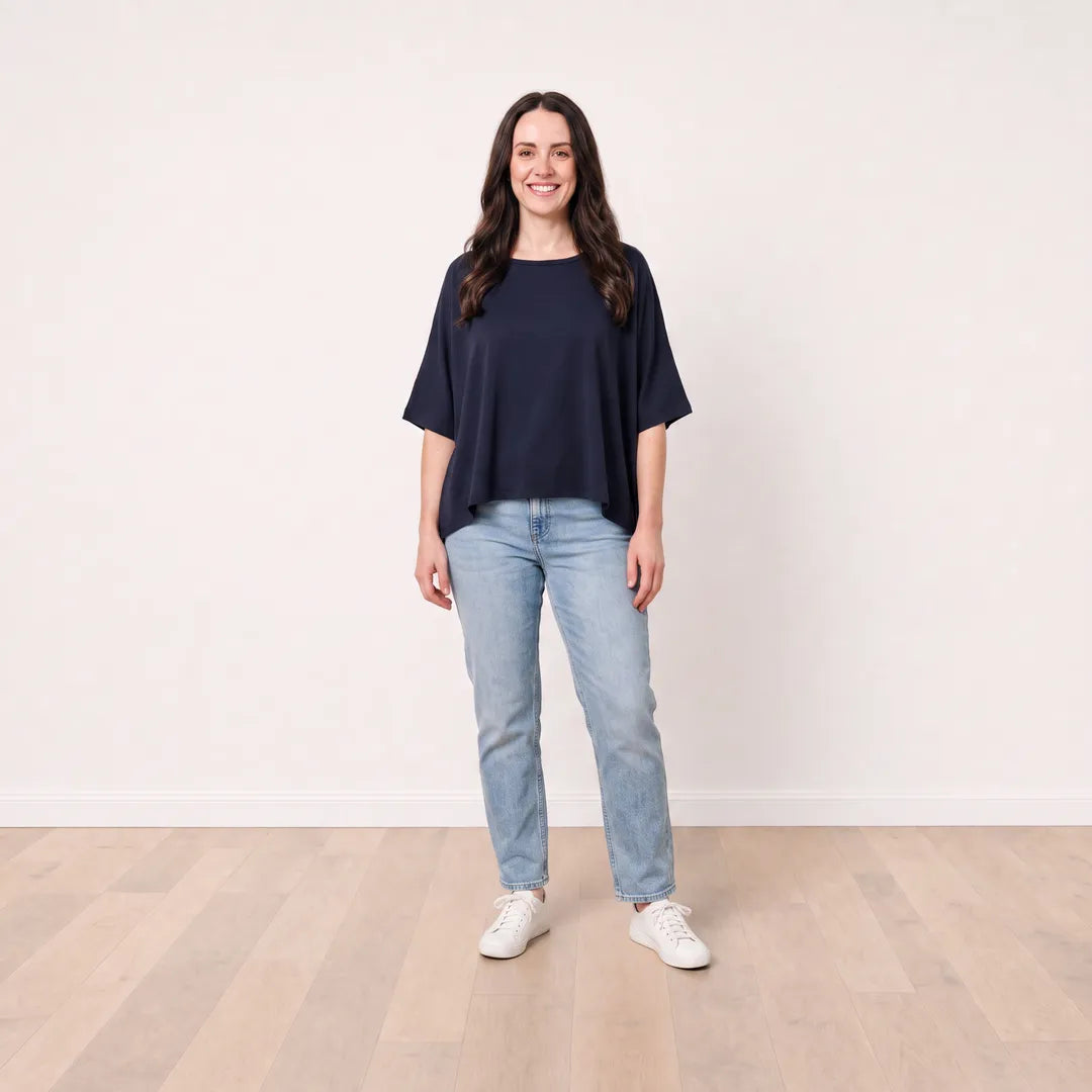 Orla Top (Navy)