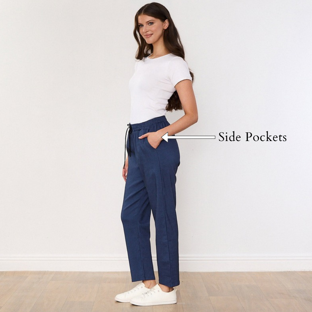 Stella Jogger (Denim) - Side Pockets