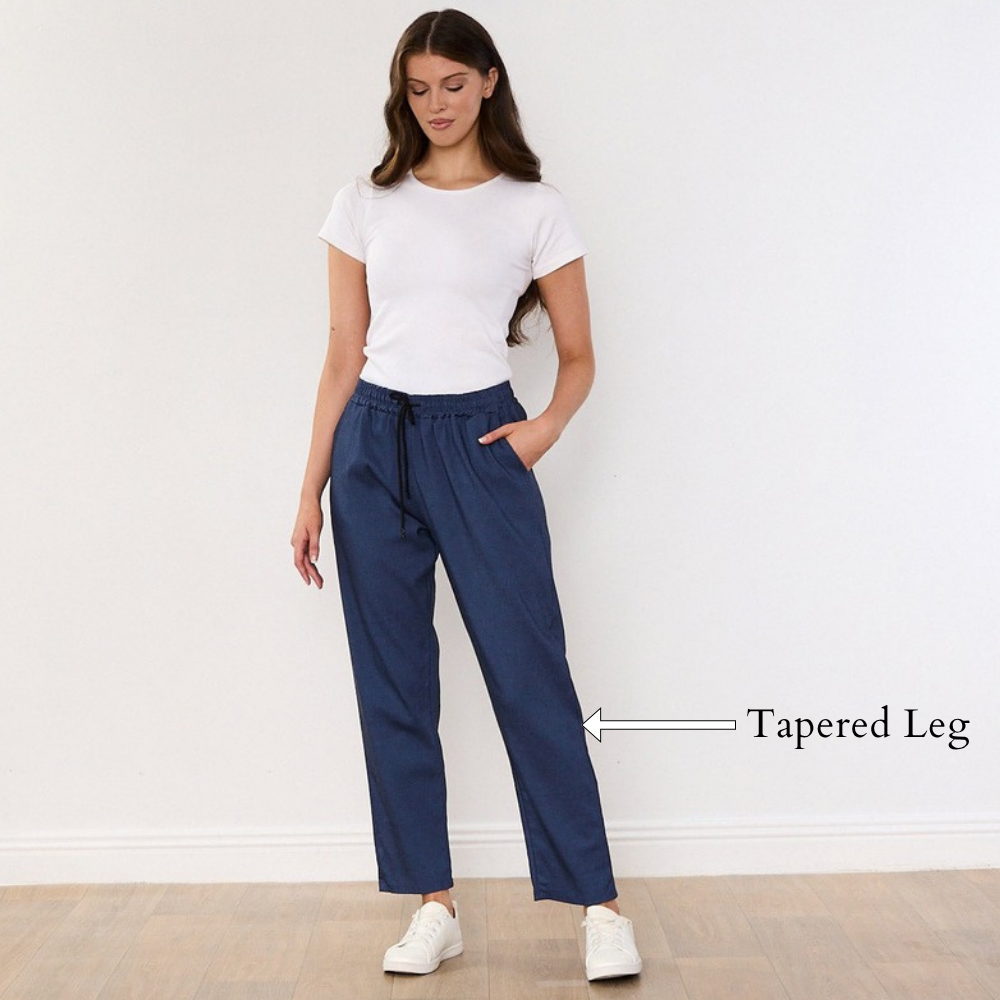 Stella Jogger (Denim) - Tapered Leg