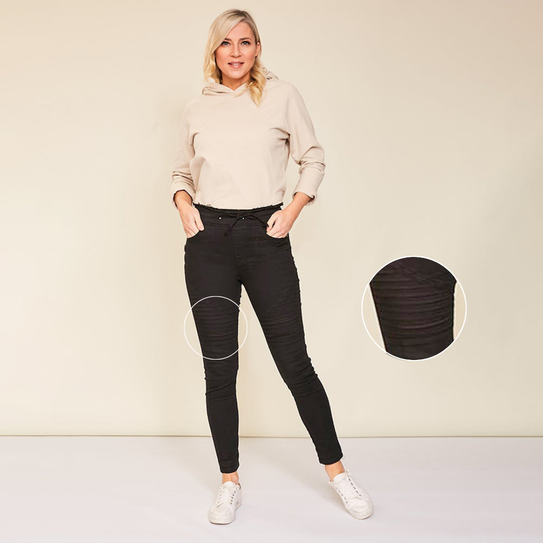 Kellie Biker Jeans (Black)