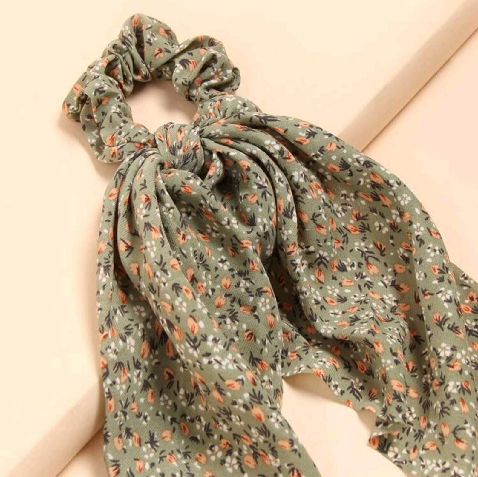 3pcs Ditsy Scrunchie Scarf - The Casual Company