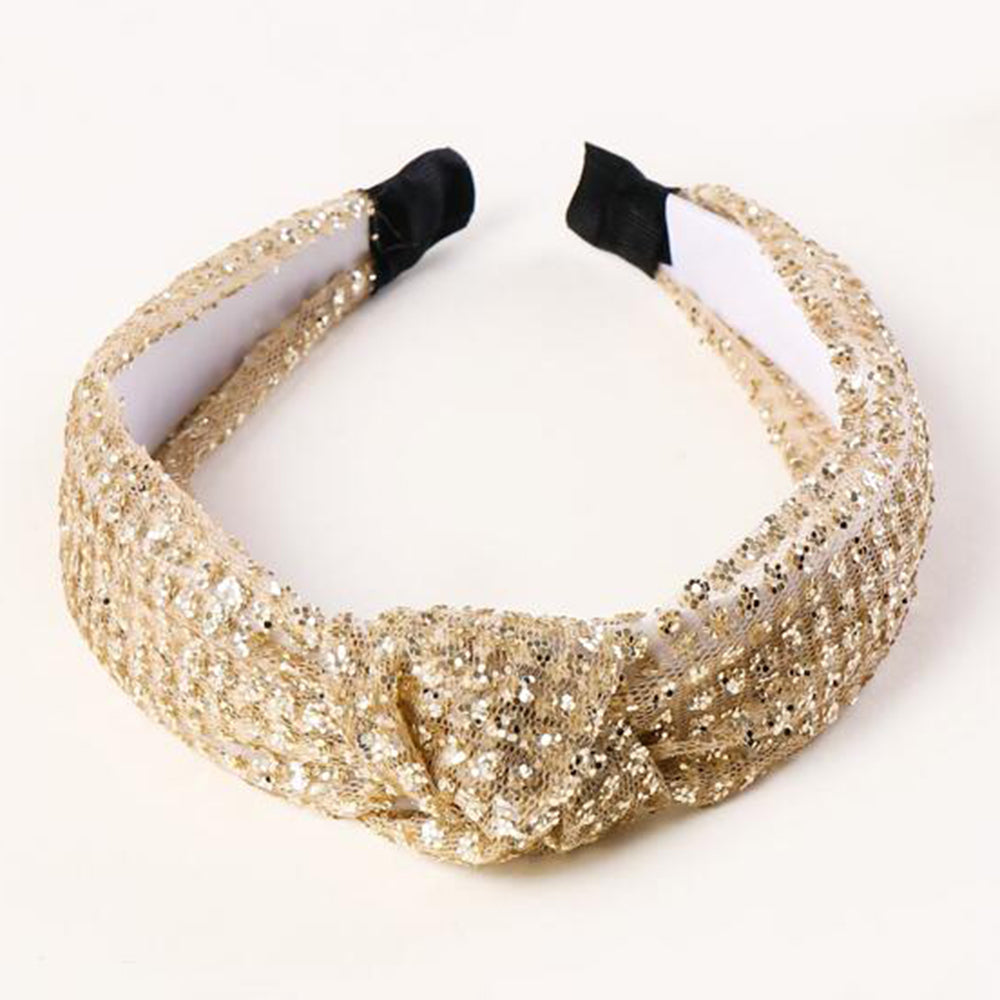 Glitter Hairband (Gold)